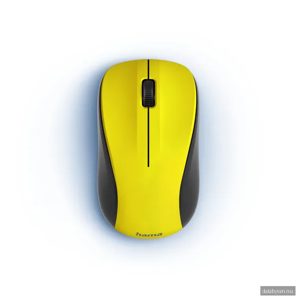 Hama Optical Wireless Mouse MW-300 V2, 1200 dpi - Gul
