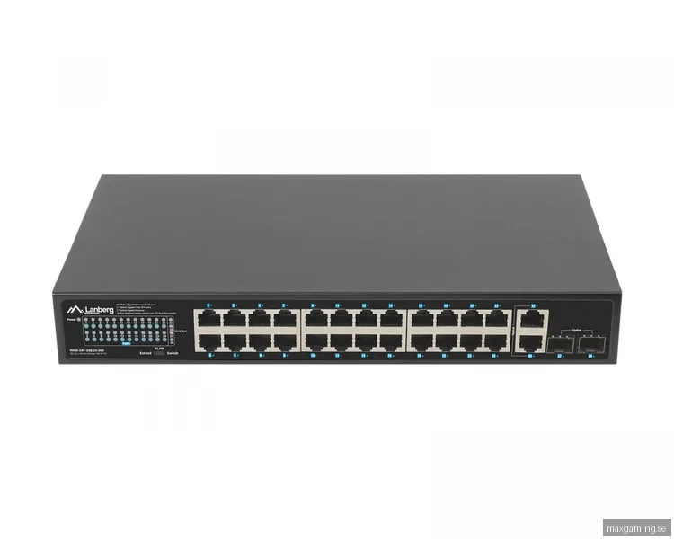 Lanberg RSGE-24P-2GE-2S-360 - switch - 24 ports - unmanaged - rack-mountable