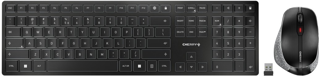 CHERRY DW 9500 SLIM - Sats med tangentbord och mus