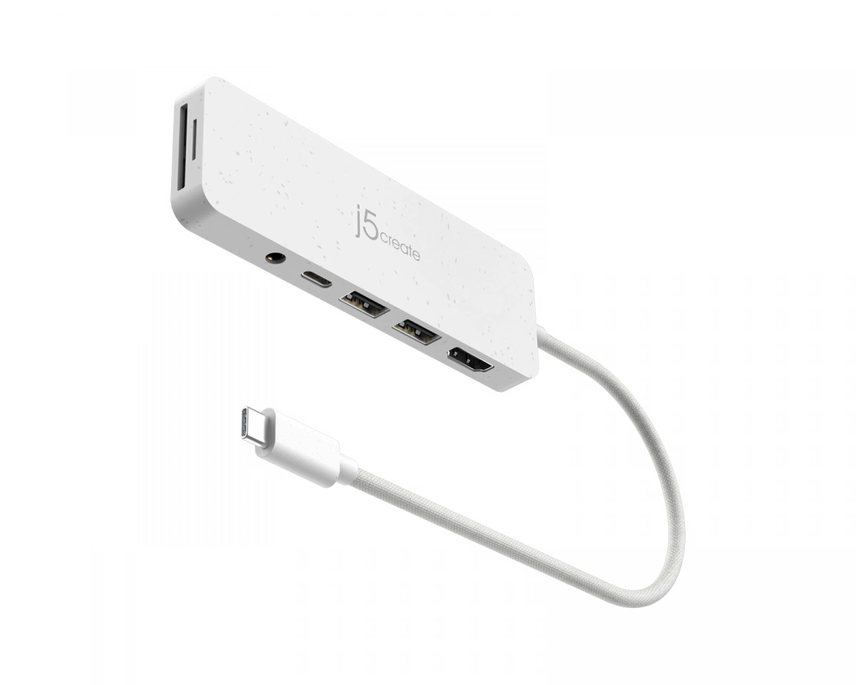 j5create JCD373EW-N - USB-C Multi-Port Hub (With PD)