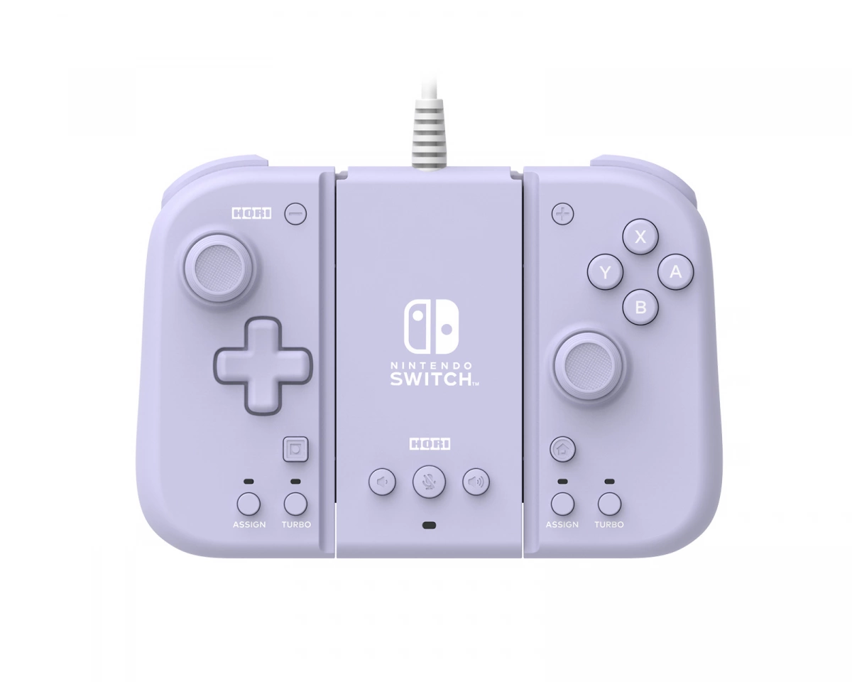 HORI Split Pad Compact Attachment Set (Lavender) - Wired Controller - Nintendo Switch