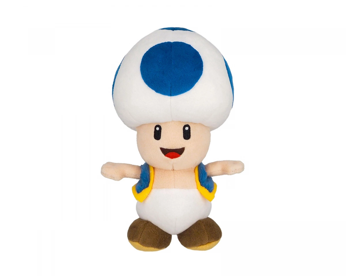 1UP - Super Mario: Toad Blue - Plysch