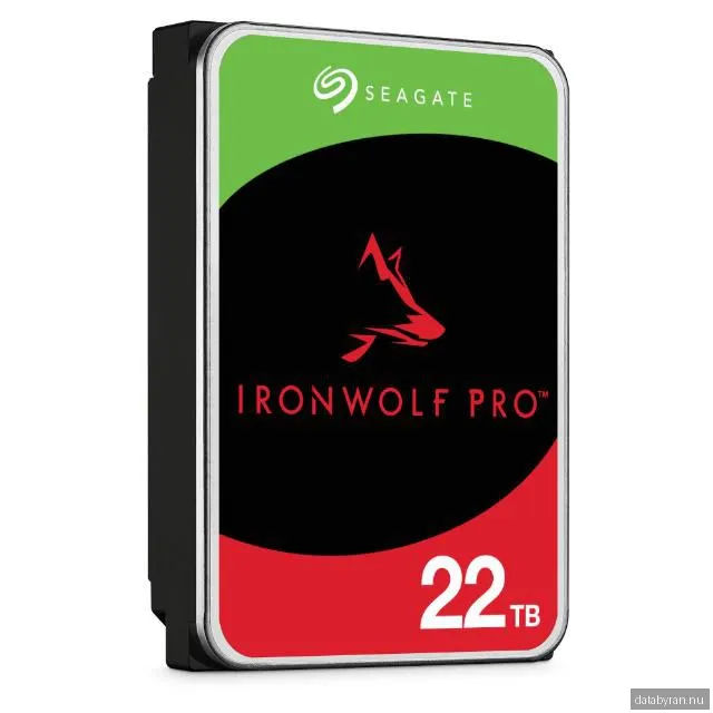 Seagate IronWolf Pro - 22TB - Hårddisk - ST22000NT001 - SATA-600 - 3,5"