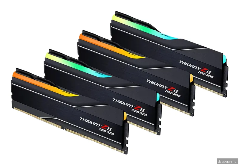 256 GB (4x64GB) DDR5-6000 G.Skill Trident Z5 Neo RGB CL32, AMD EXPO - Svart