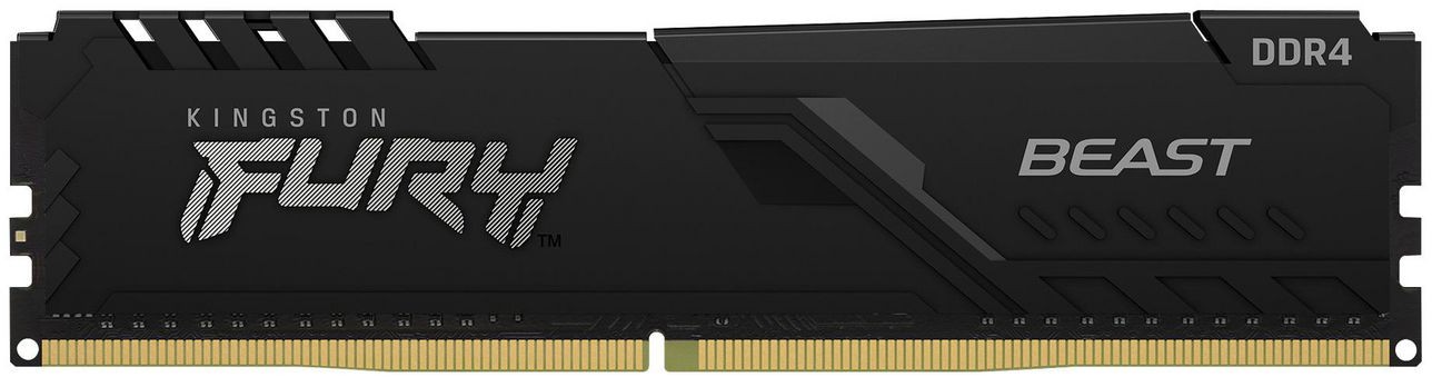 Kingston FURY Beast DDR4-3600 - 32GB - CL18 - Single Channel (1 pcs) - Intel XMP - Svart