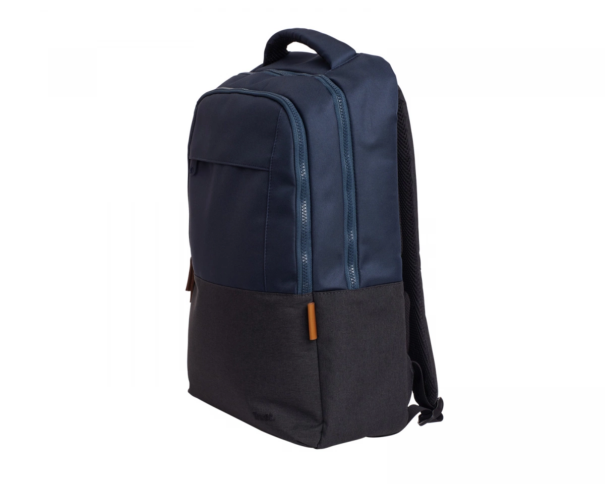 Trust Lisboa - notebook carrying backpack - topload durable - blue
