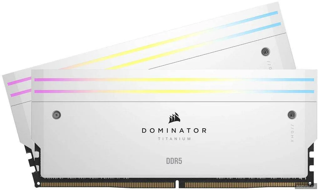 32 GB (2x16GB) DDR5-6400 Corsair Dominator Titanium RGB CL32, Intel XMP - Vit