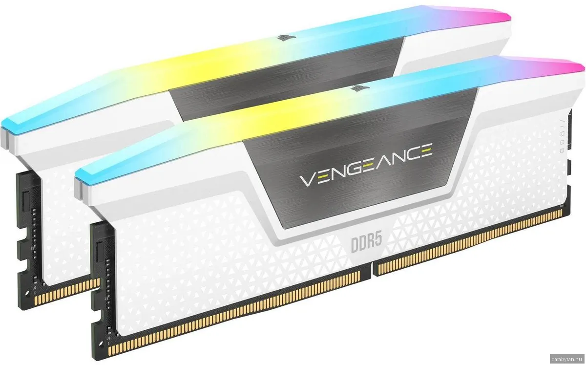 32 GB (2x16GB) DDR5-6400 Corsair Vengeance RGB CL32 - Vit
