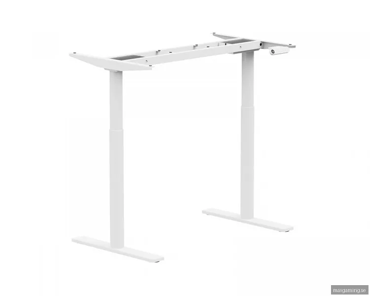 MaxMount Premium Desk Frame - Elektriskt Höj och Sänkbart Underrede - Vit