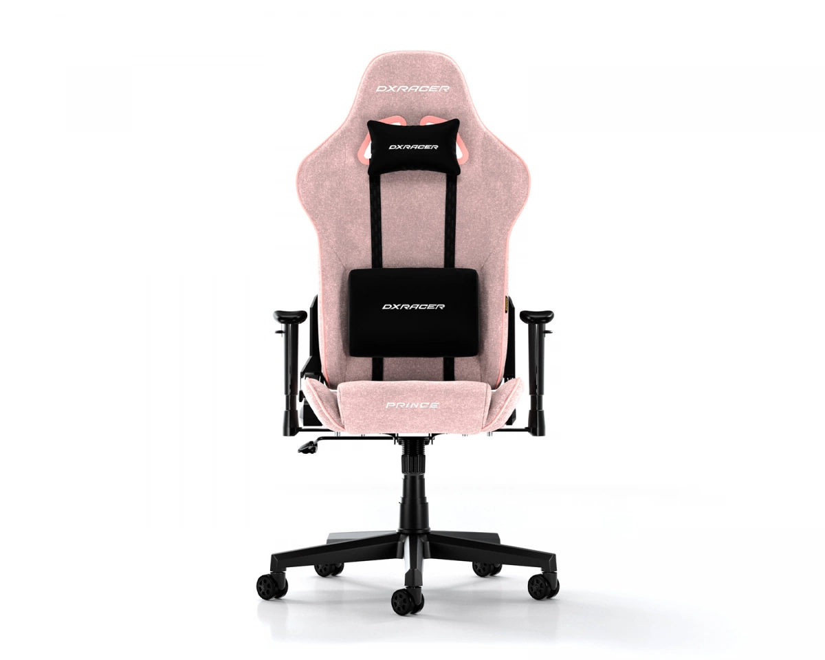 DXRacer PRINCE Gamingstol Rosa Tyg L