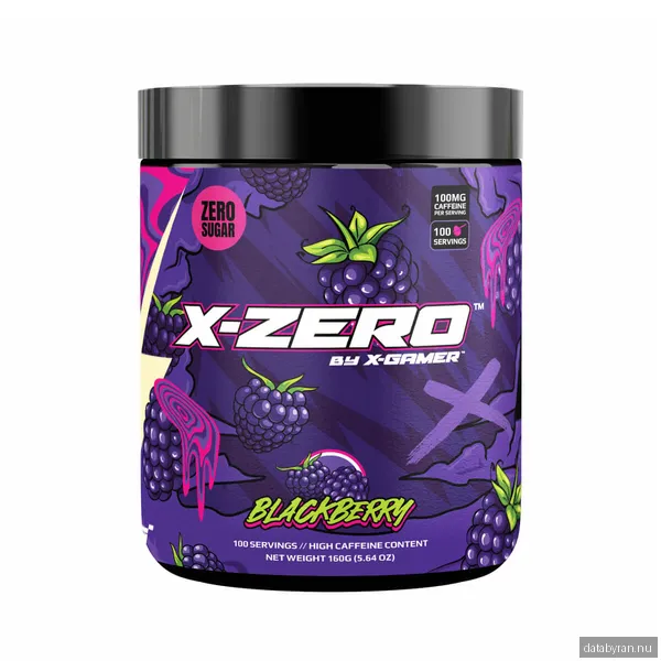 X-Gamer X-Zero Blackberry - 100 Serveringar
