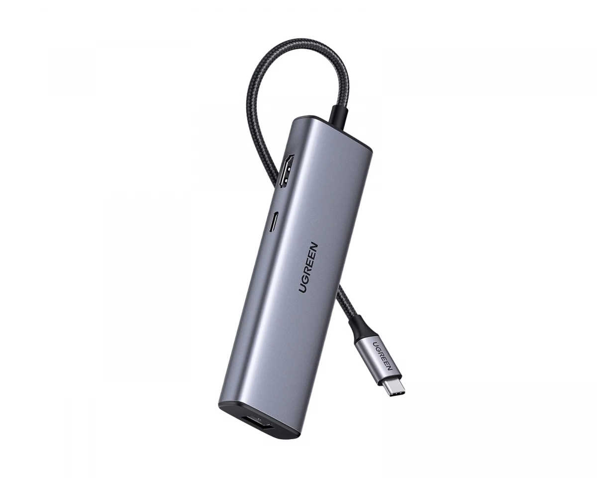 UGREEN 7-in-1 USB-C Hub - HDMI - Gray