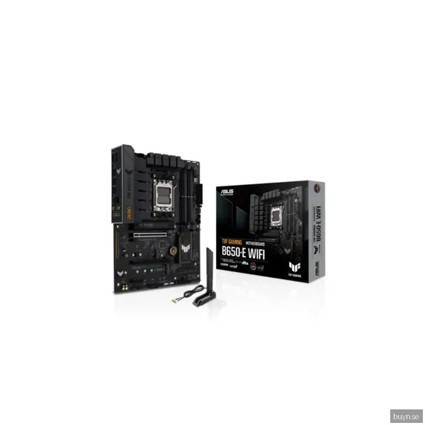 ASUS TUF GAMING B650-E WIFI Moderkort - AMD B650 - AMD AM5 socket - DDR5 RAM - ATX