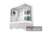 Cooler Master Elite 690 datorchassi (trä/vitt)