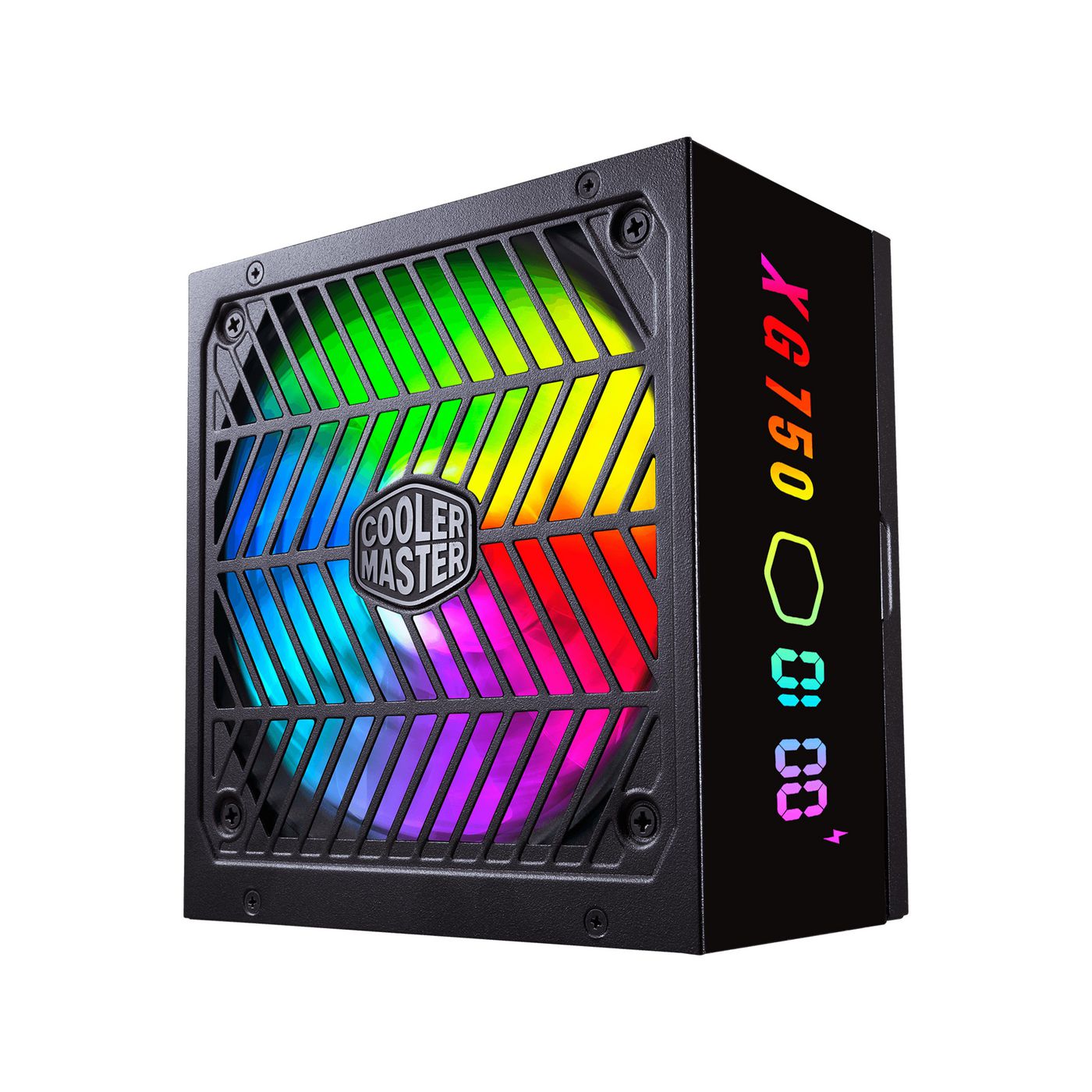 Cooler Master XG, ATX 750W, ARGB, 80PLUS Platinum, löstagbara kablar