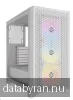 Corsair 3000D RGB AIRFLOW TG - White - Chassi - Miditower - Vit