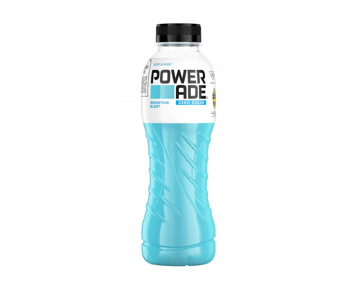 Powerade Mountain Blast Zero Sugar 50cl (Inkl. Pant)