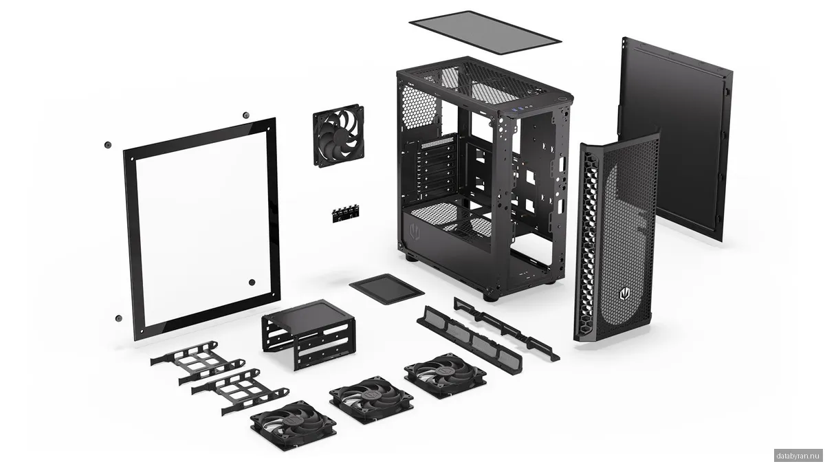 ENDORFY Signum 300 Air - mid tower - ATX - Chassi - Tower - Svart