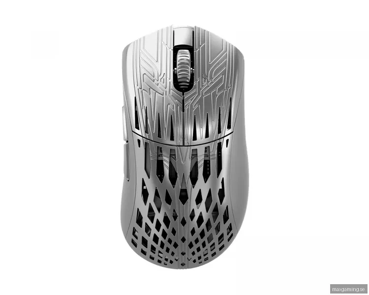 Pwnage StormBreaker Max CF 8K Trådlös Gamingmus - Platinum