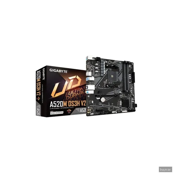 GIGABYTE A520M K V2 Moderkort - AMD A520 - AMD AM4 socket - DDR4 RAM - Micro-ATX