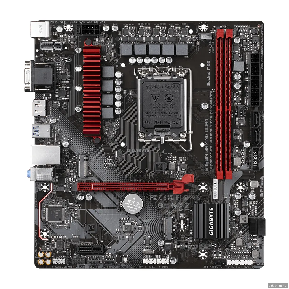 GIGABYTE B760M GAMING DDR4 Moderkort - Intel B760 - Intel LGA1700 - DDR4 RAM - Micro-ATX