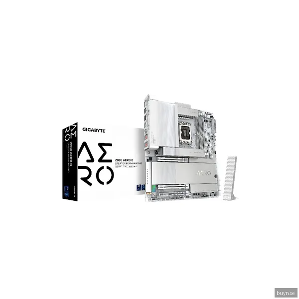 GIGABYTE Z890 AERO D Moderkort - Intel Z890 - Intel LGA1851 socket - DDR5 RAM - ATX