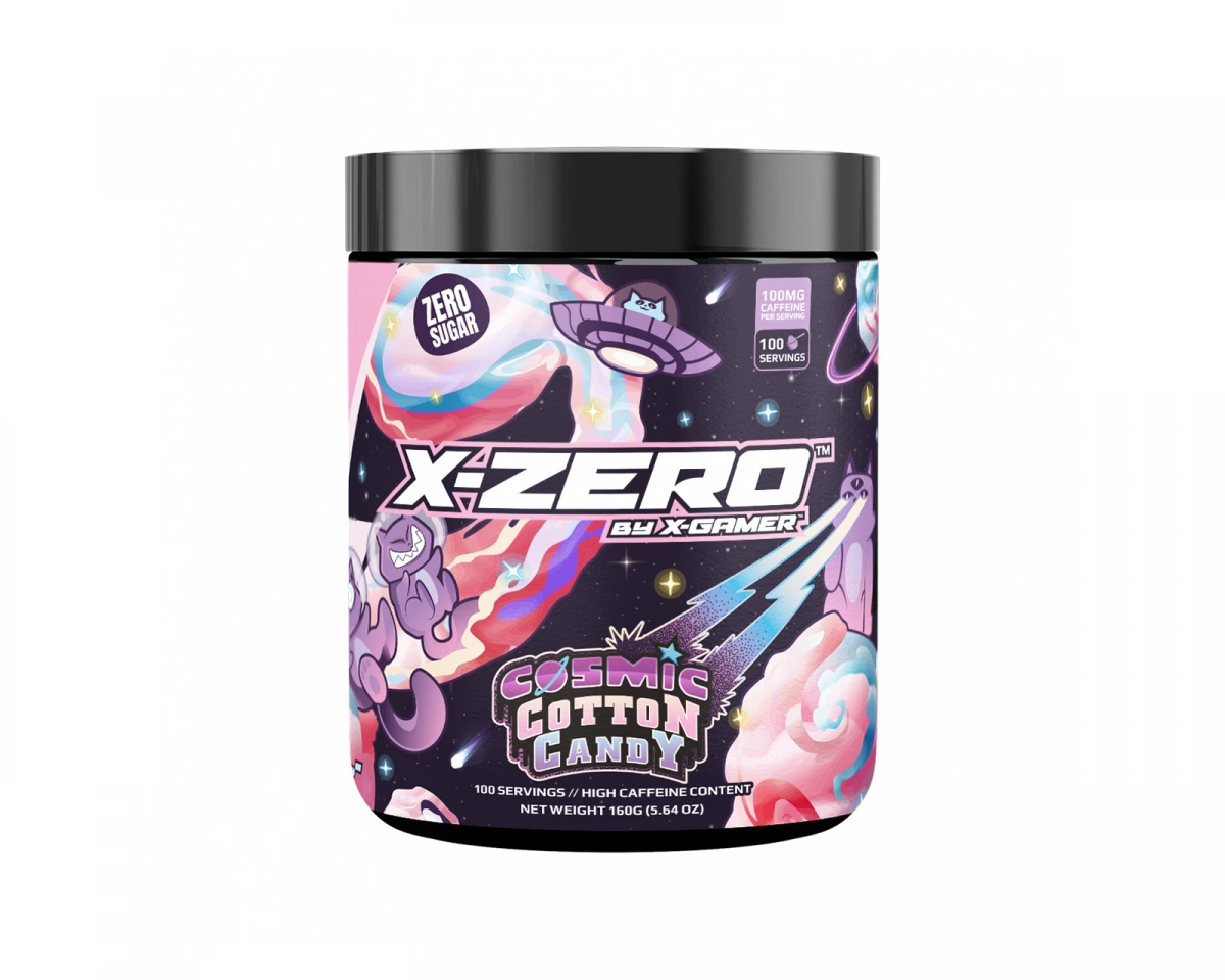 X-Gamer X-Zero Cosmic Cotton Candy - 100 Serveringar