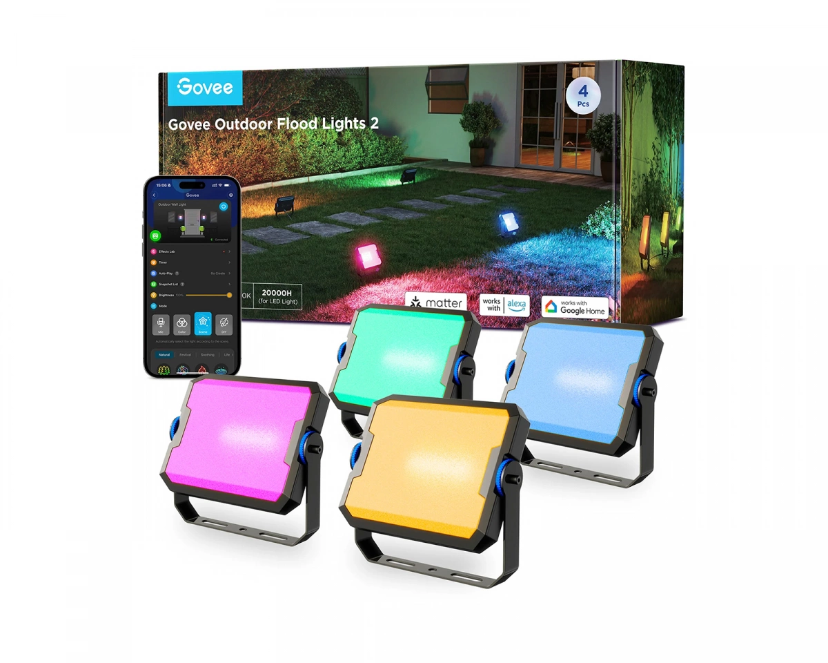 Govee Outdoor Flood Lights 2 (4-Pack)