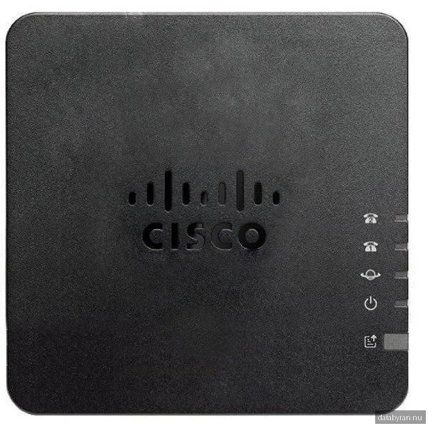 VoIP-telefonadapter Cisco ATA191, LAN och 2xRJ11