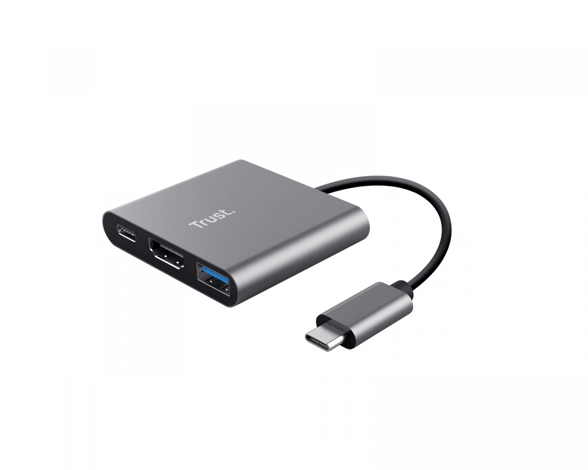 Trust Dalyx 3-i-1 Multiport USB-C Adapter