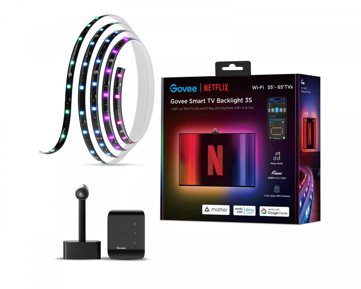 Govee Envisual 3S TV Bakgrundsbelysning Netflix 55"-65"