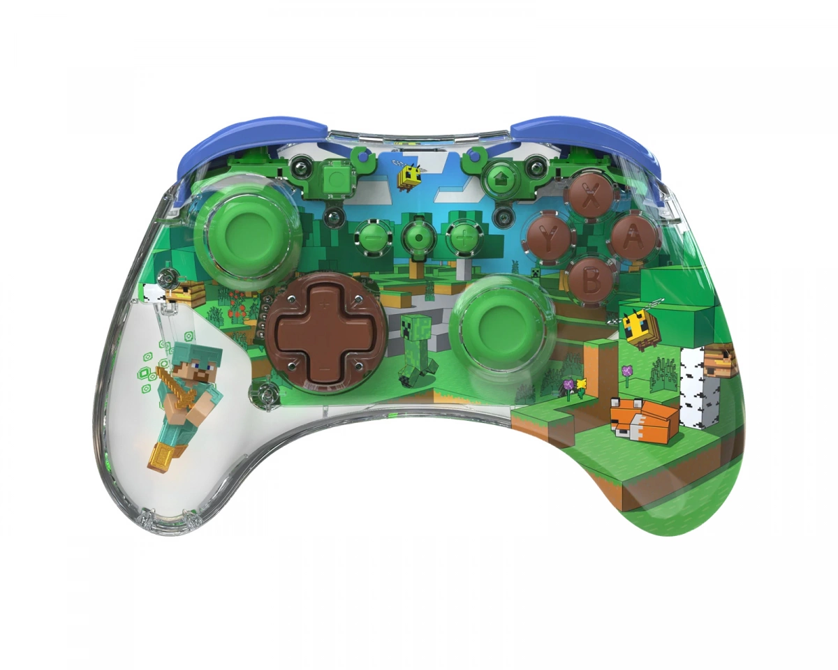 PDP REALMz - Minecraft Forest Biome - Wireless Controller - Nintendo Switch