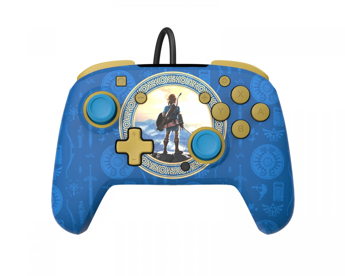 PDP Rematch - Hyrule Blue - Wired Controller - Nintendo Switch