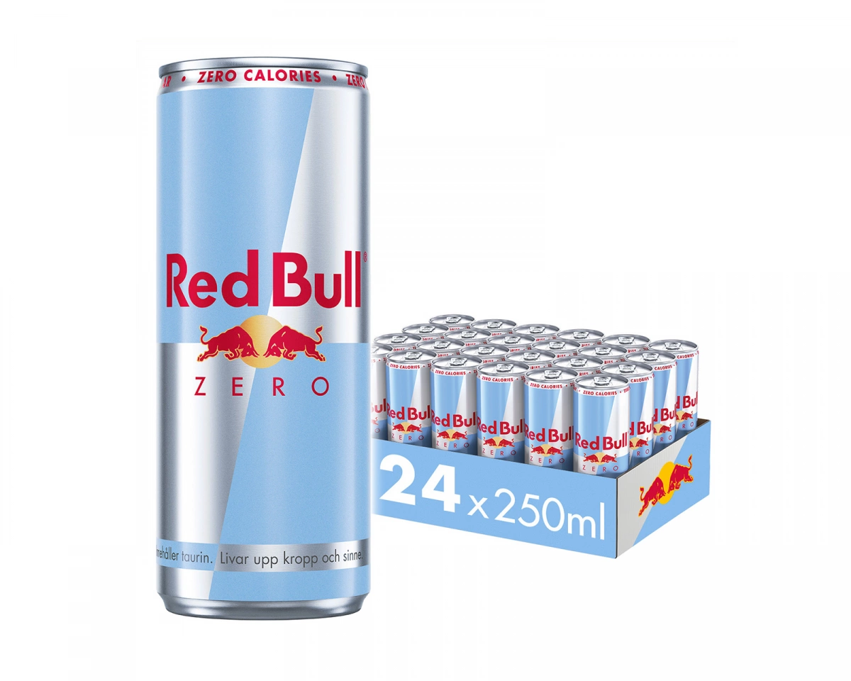 Red Bull 24x Energidryck, 250ml, Zero