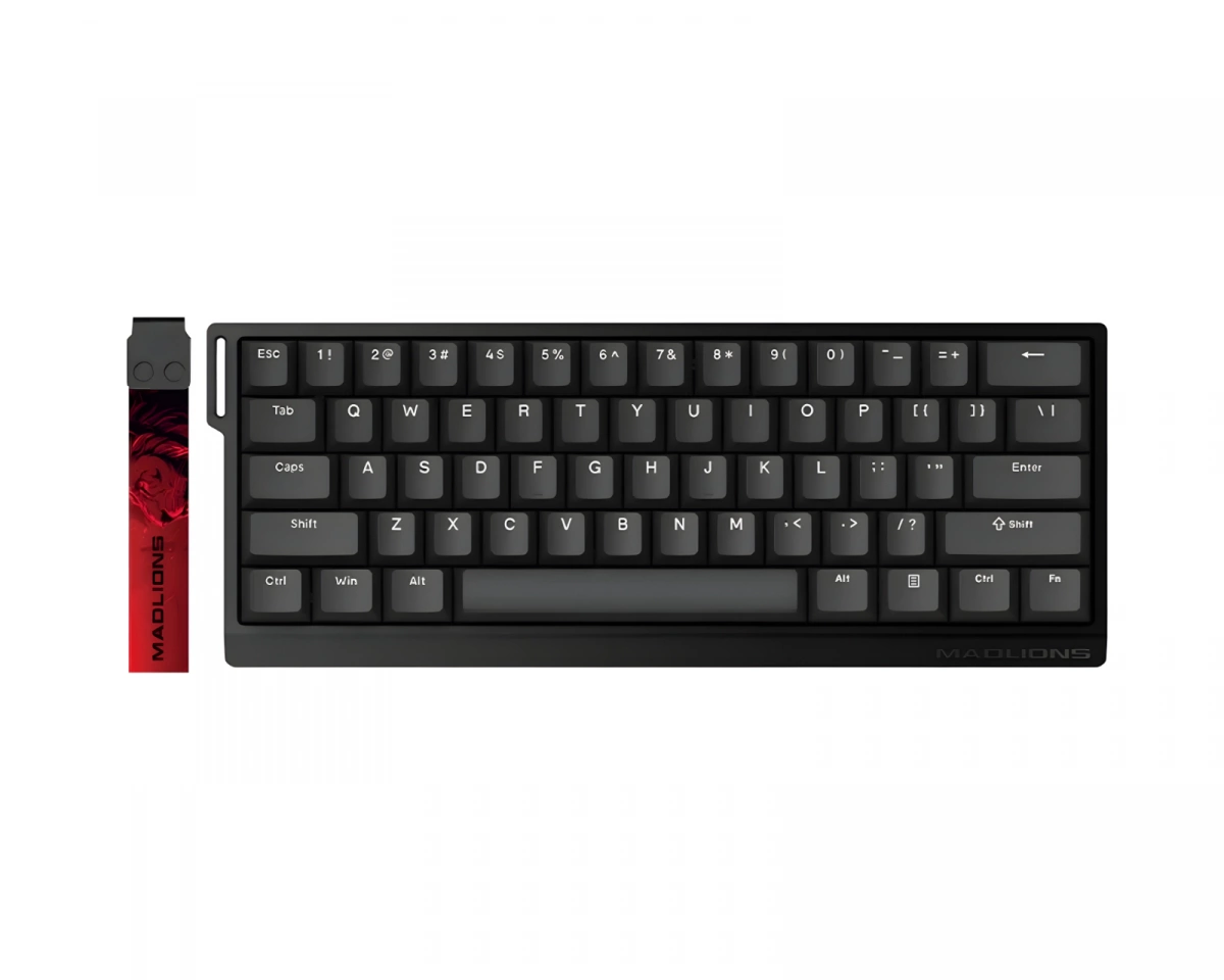 FGG MAD60 HE Flagship Tangentbord ANSI [Magnetic Amber Pro] - Svart