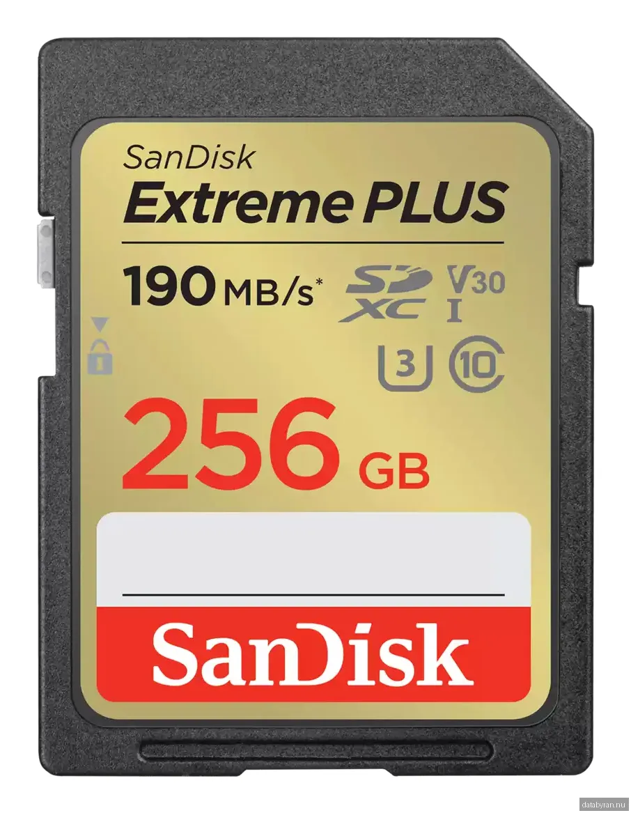 SANDISK Extreme Plus SD - 190MB/s - 256GB