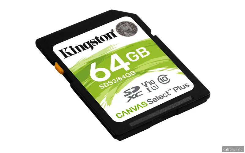 Kingston Canvas Select Plus SD - 100MB/s - 64GB