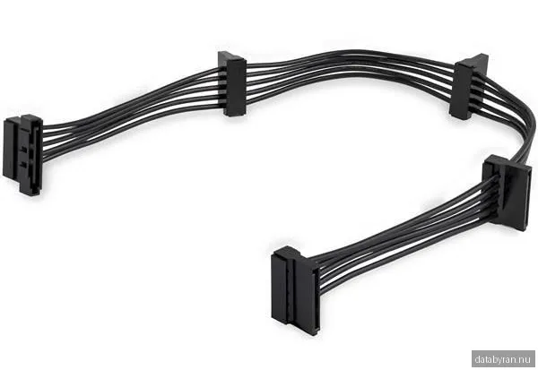 StarTech.com 4x SATA Power Splitter Adapter Kabel - strömdelare - 40 cm