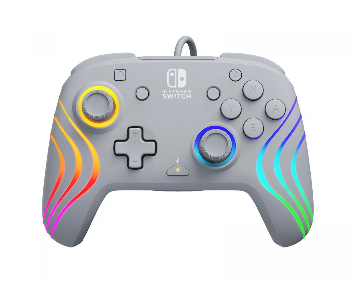 PDP Afterglow Wave - Grey - Wired - Wired Controller - Nintendo Switch