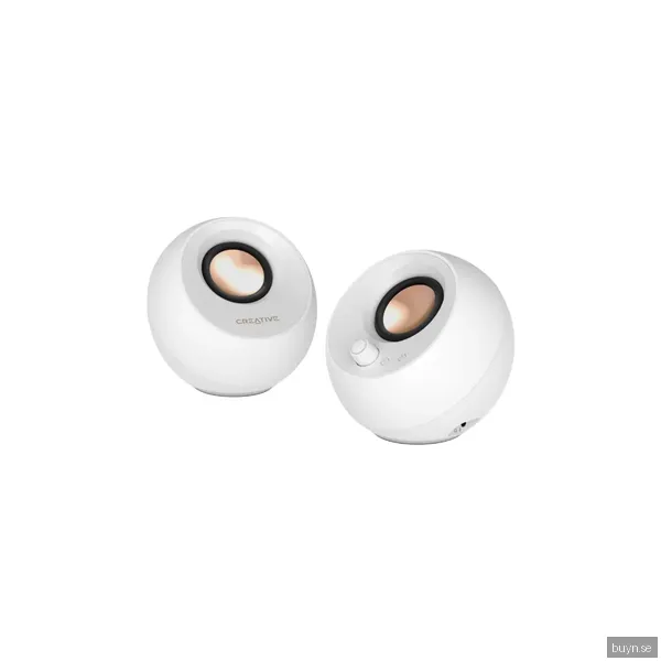 Creative Pebble Pro RGB PC-högtalare (vit)