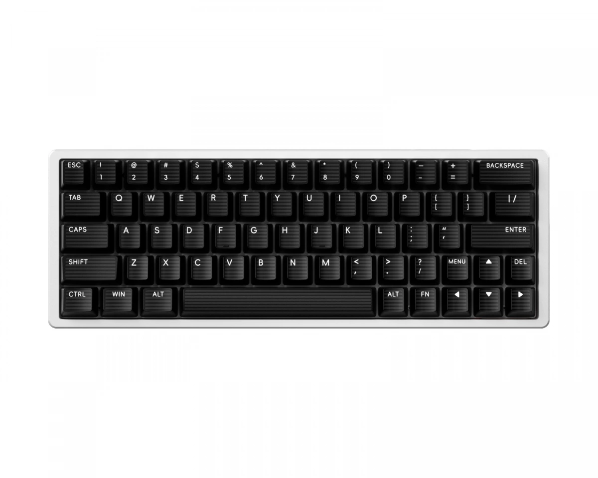 Scyrox Xpunk 63 Magnetiskt 60% ANSI Gaming Tangentbord - Vitt/Svart