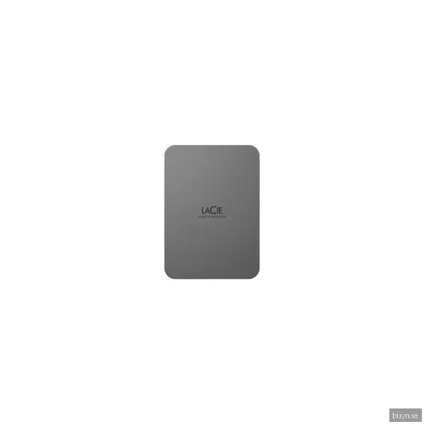 LaCie Mobile Drive Secure - Extern Hårddisk - 2TB - Grå