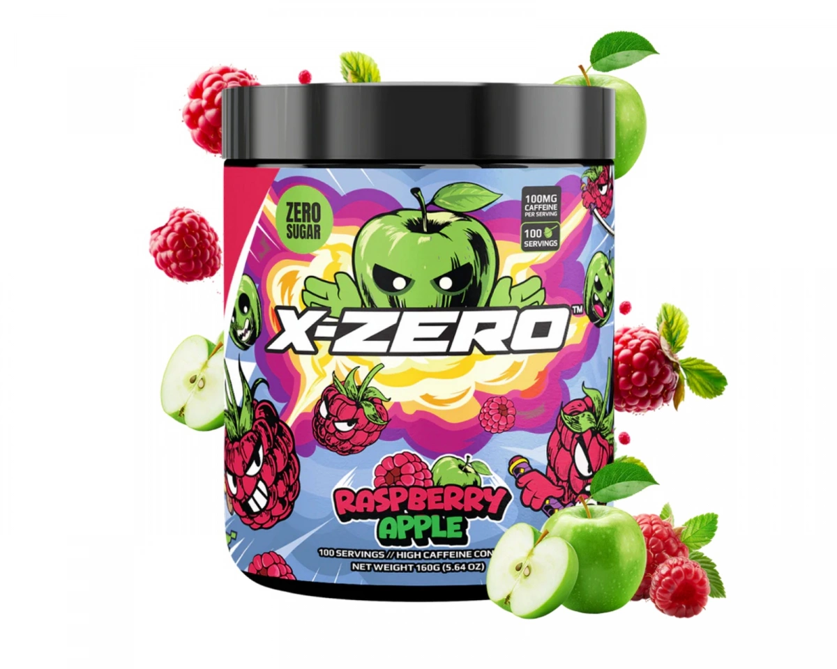 X-Gamer X-Zero Raspberry Apple - 100 Serveringar