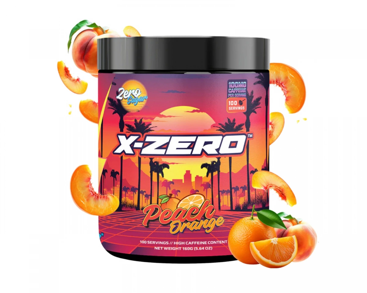 X-Gamer X-Zero Peach Orange - 100 Serveringar