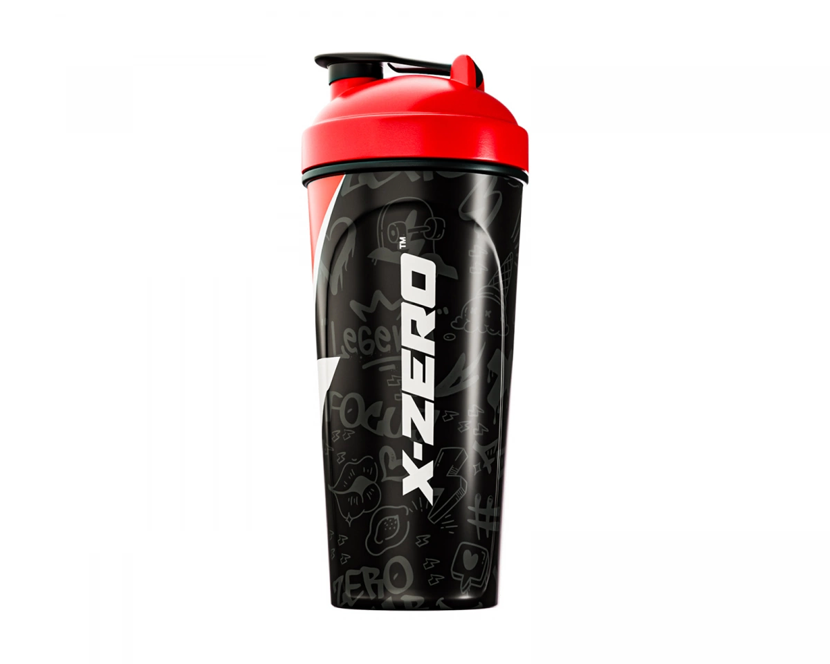 X-Gamer X-Zero Shaker 700ml - Svart & Röd