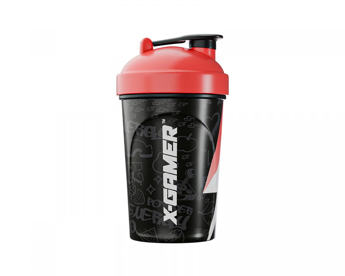 X-Gamer X-Zero Shaker 500ml - Svart & Röd