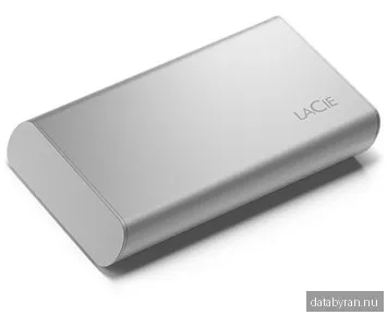 LaCie Portable SSD v2 - 500GB - Silver - Extern SSD - USB 3.2 Gen 2