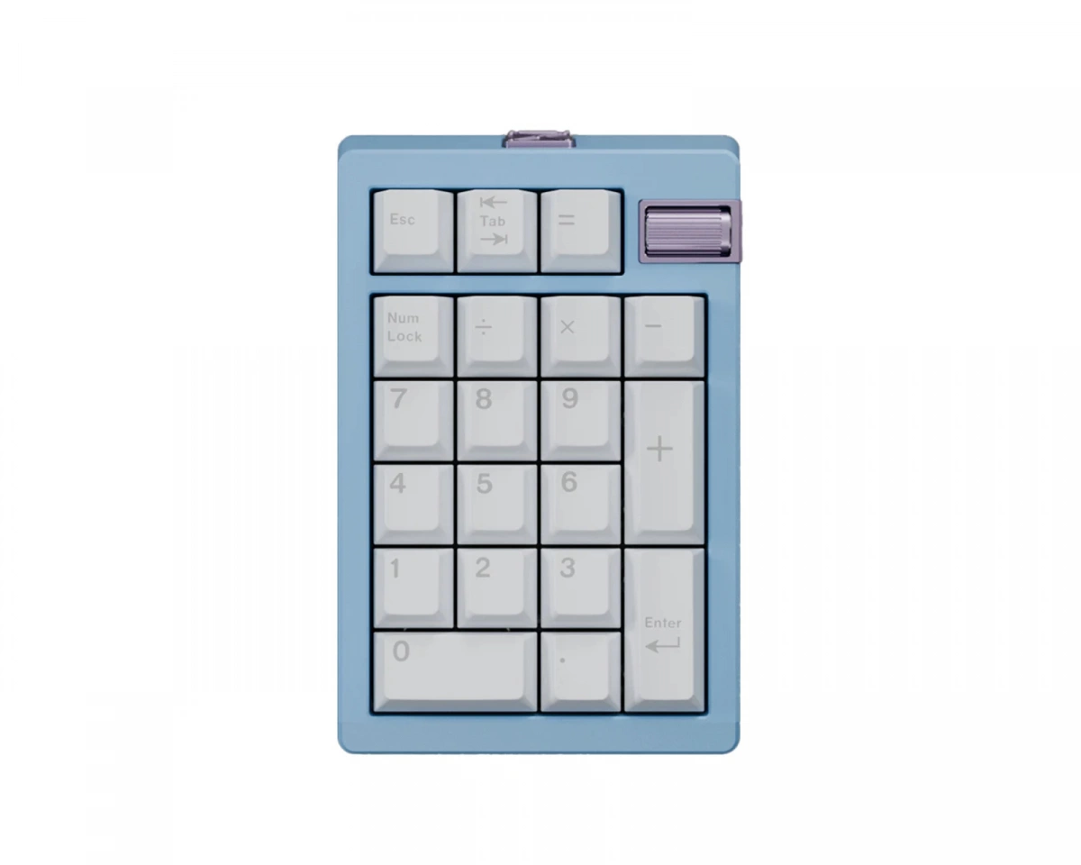 Wuque Studio ZoomPad TIGA Numpad Barebone Kit - Sky Blue