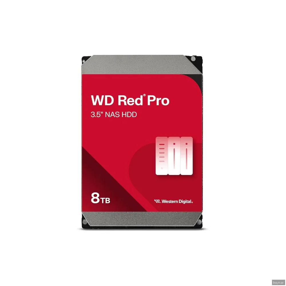 WD Red Pro - 8TB - Hårddisk - WD8003FFBX - SATA-600 - 3,5"