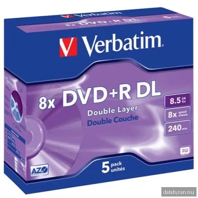 Verbatim - 5 x DVD+R DL